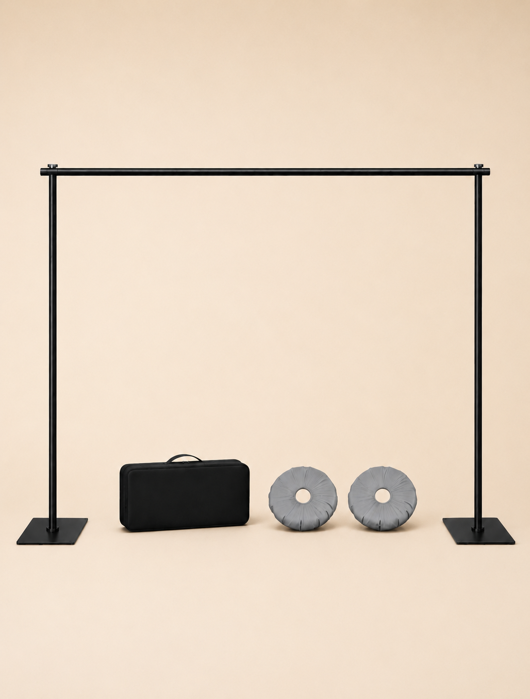 Adjustable Backdrop Stand with Carry Case & Weights for Hire