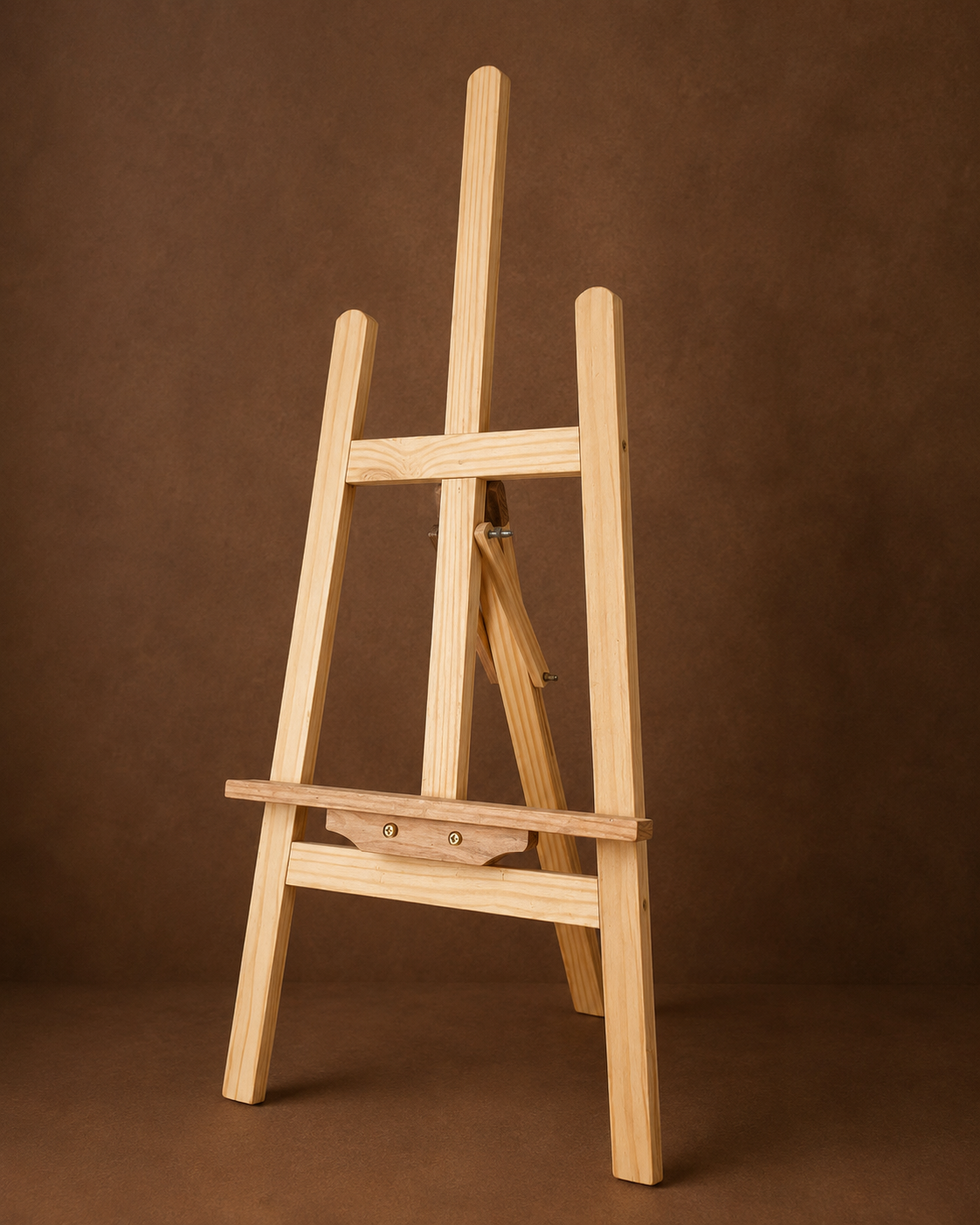 Beige Wooden Easel Stand 70 cm for Hire