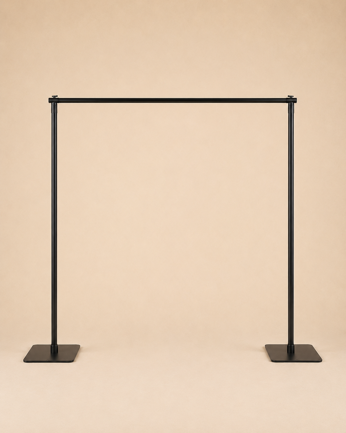 Black Metal Backdrop Stand for Hire