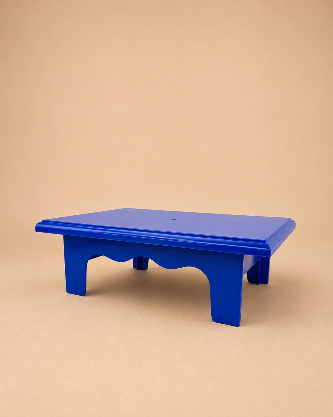 Blue Square Food Display Riser for Hire
