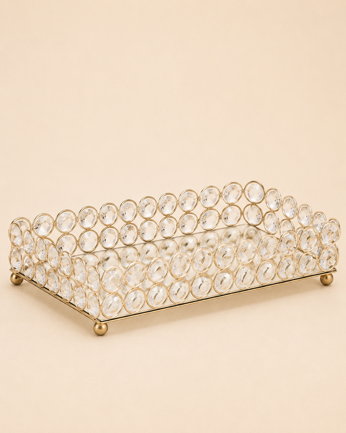 Crystal Gold Display Tray for Hire
