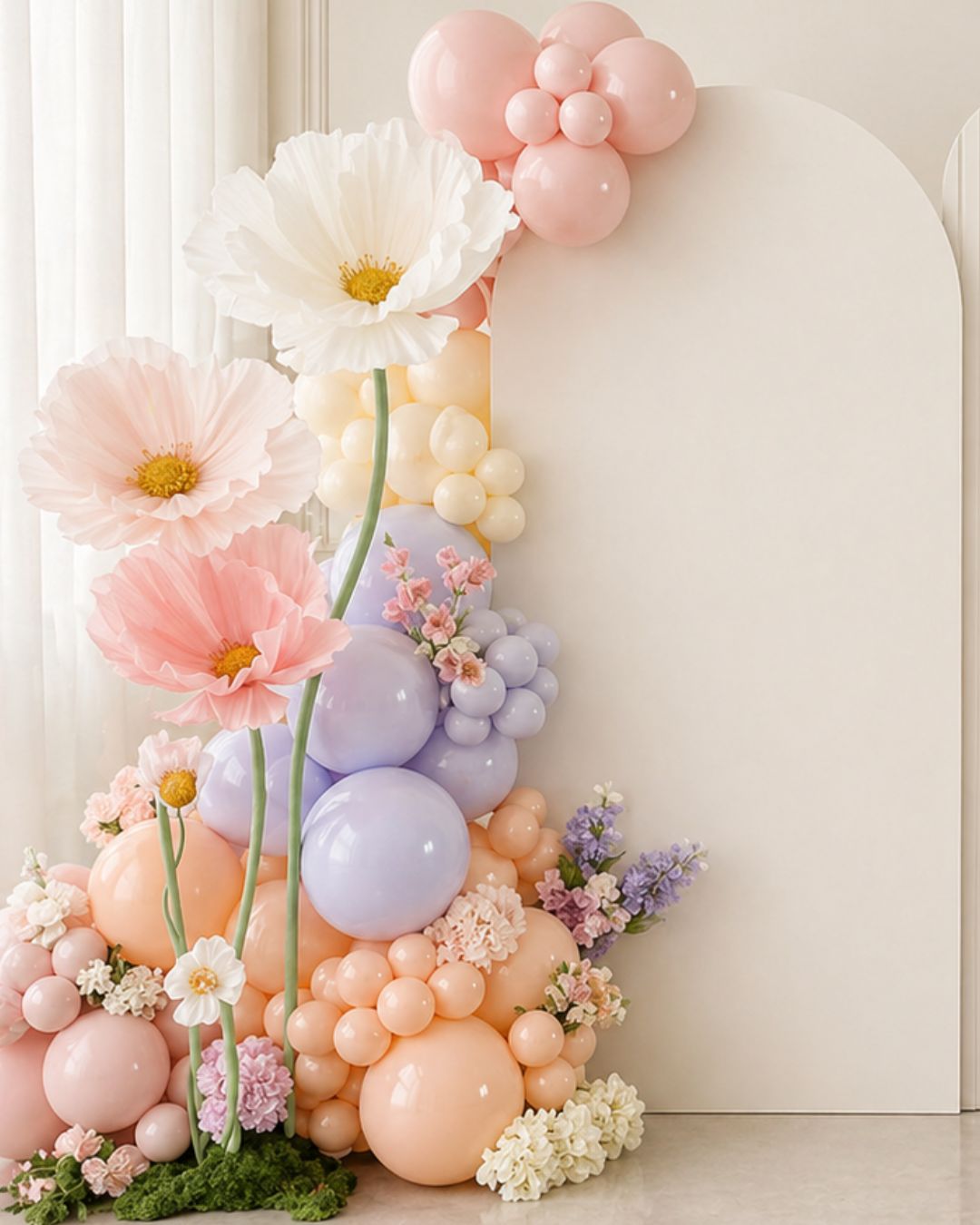 Enchanted Garden Luxury Backdrop Setup