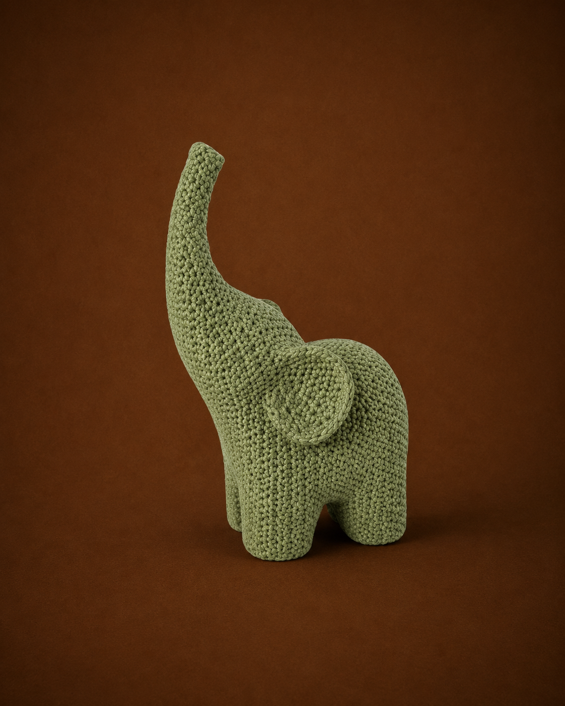 Knitted Safari Elephant Decor