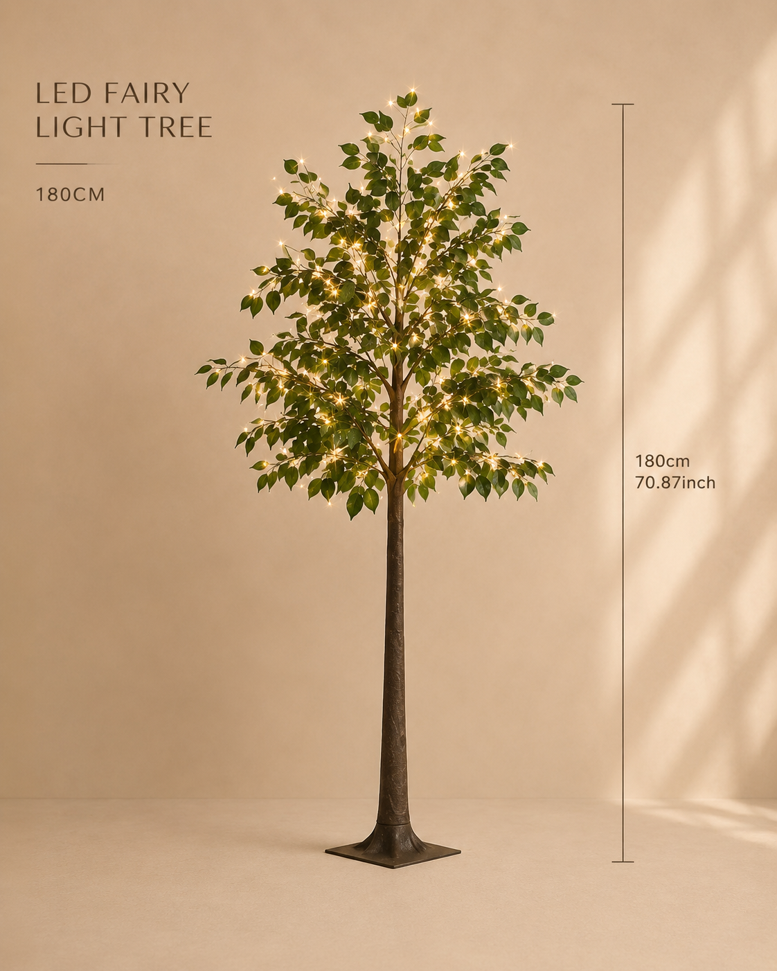 LED Fairy Light Tree – 180cm for Hire