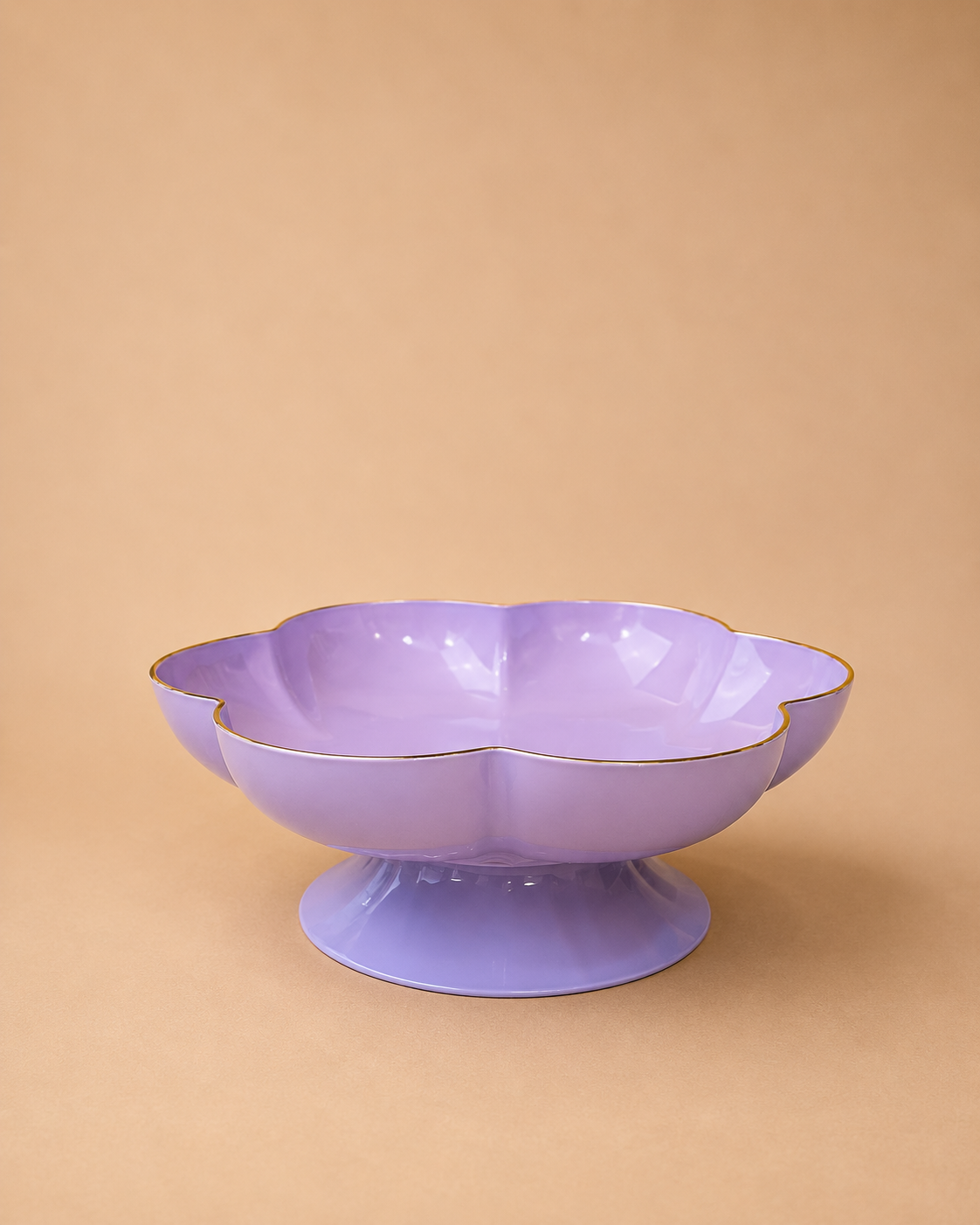 Lavender Flower Pedestal Bowl for Hire