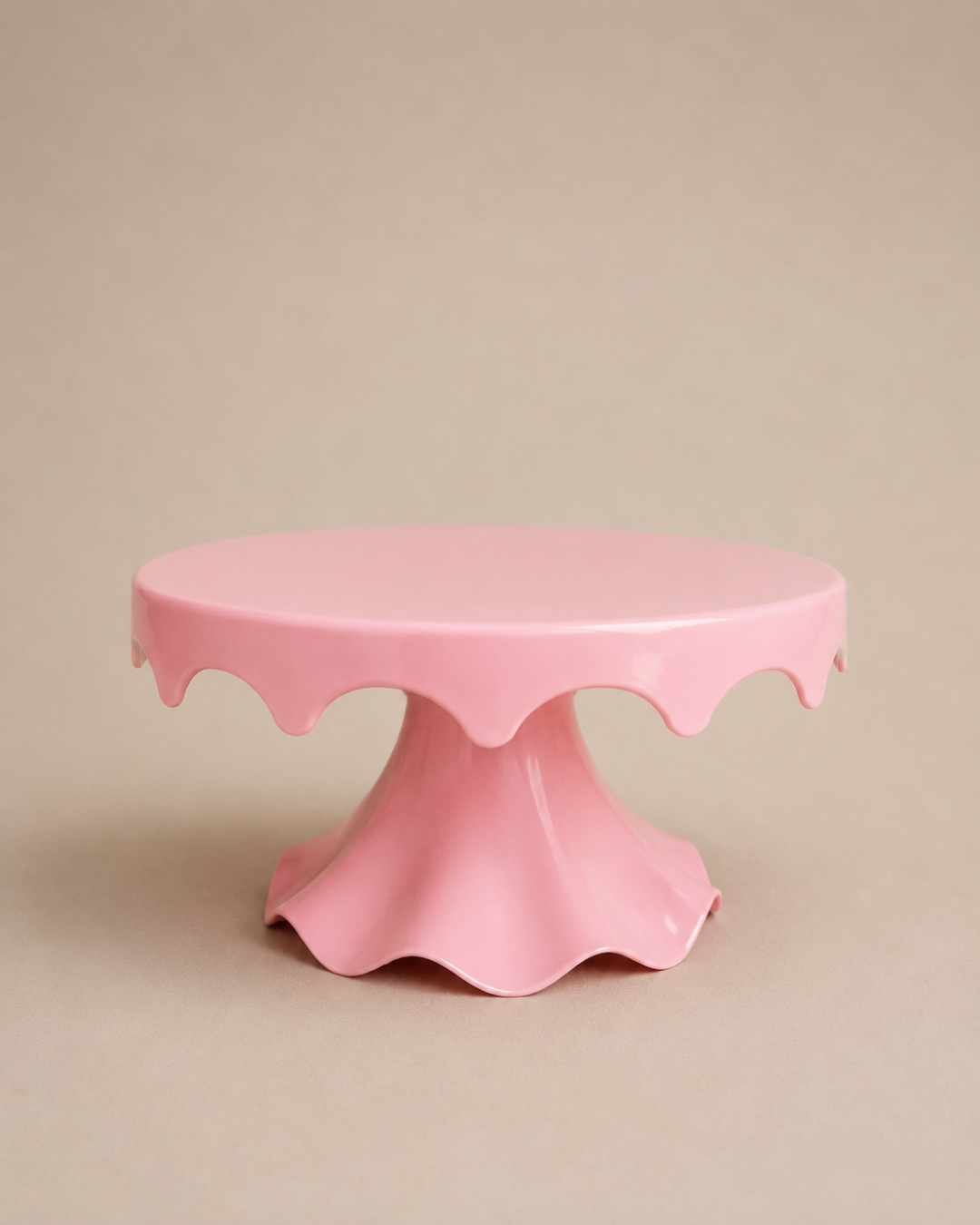 Pink Drip Cake Stand to Hire