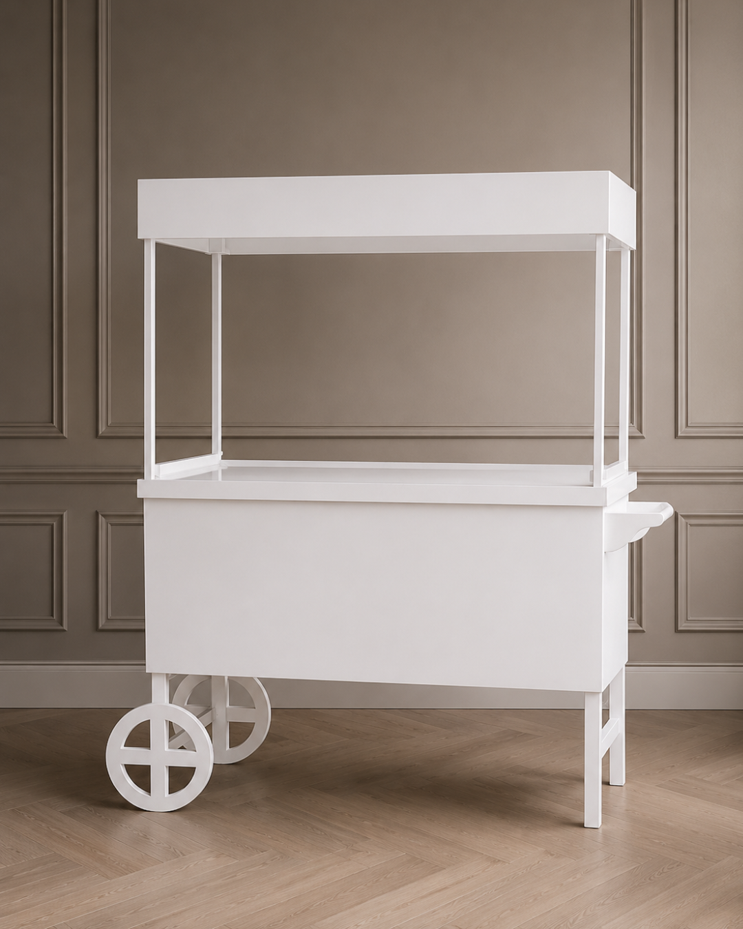 White Candy Cart for Hire