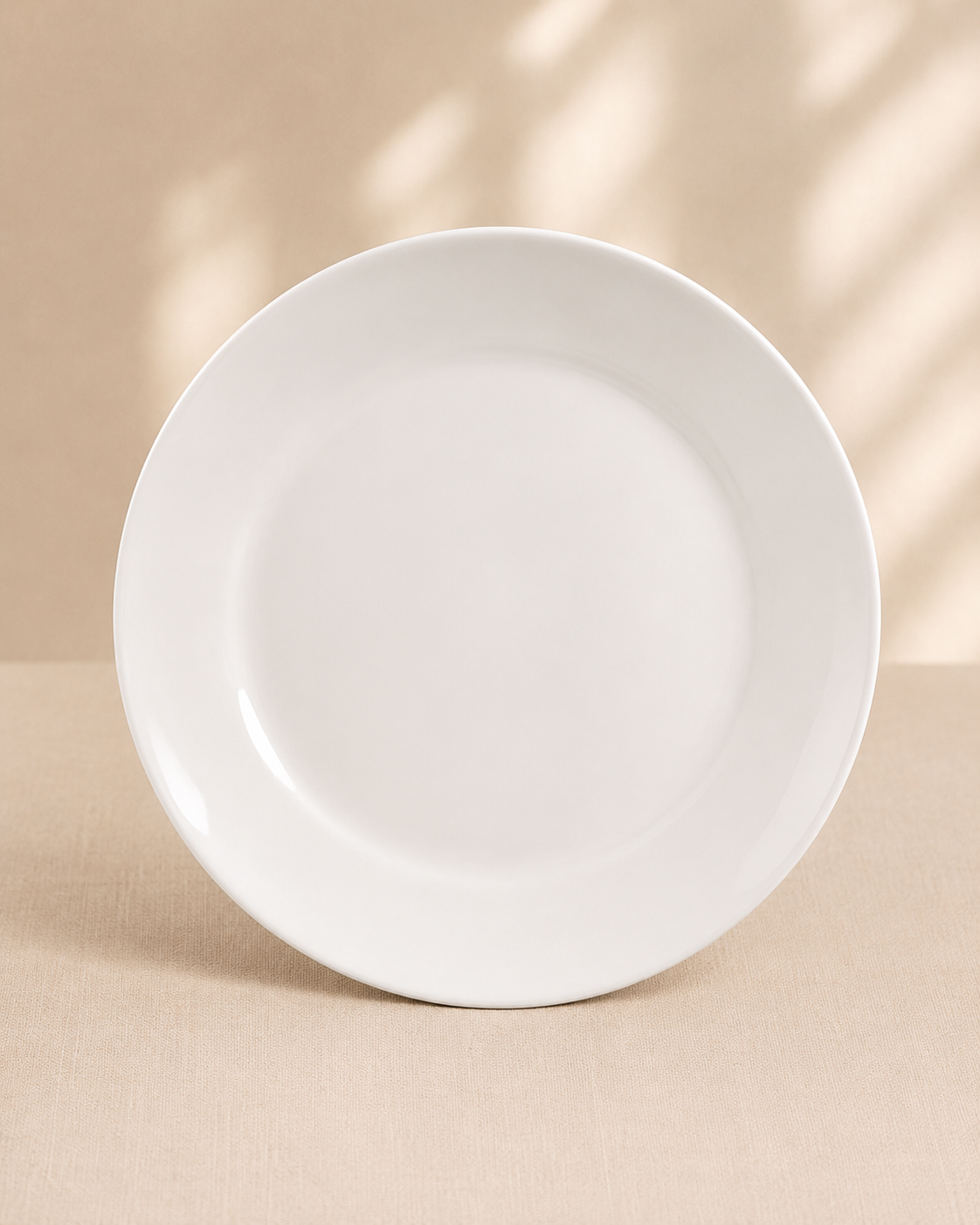 White Coupe Side Plate for Hire