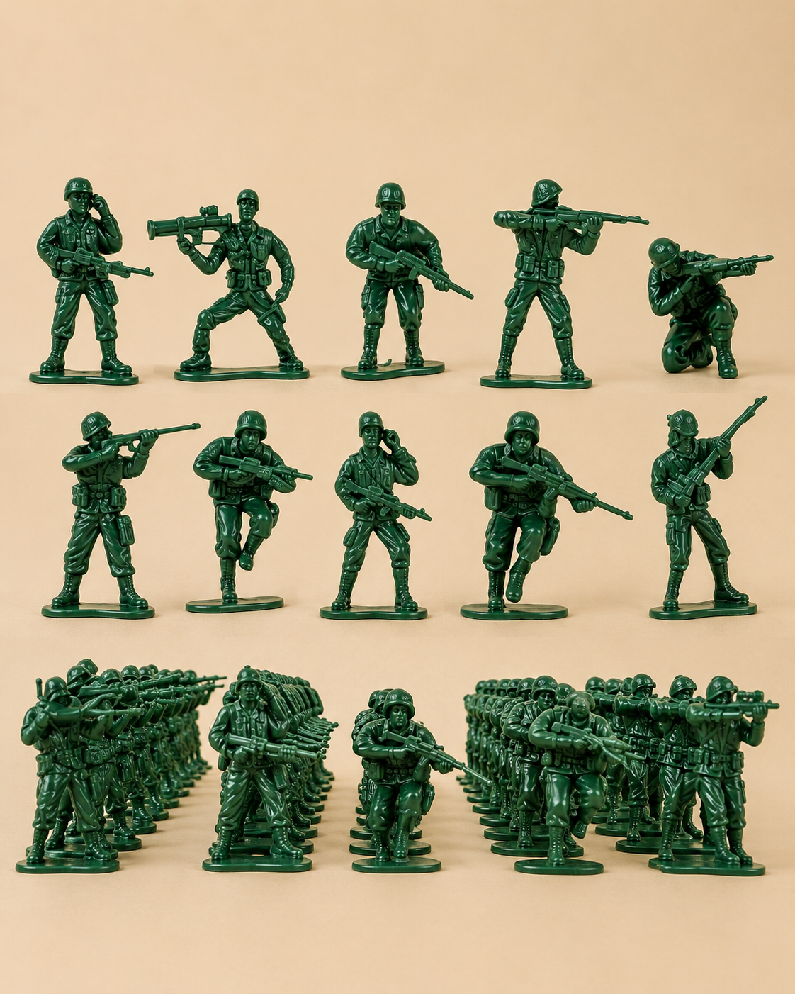 Army Men Toy Soldiers (Set of 50)