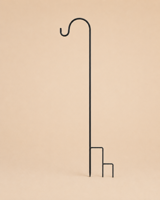 Black Shepherd Hook Stand to Hire