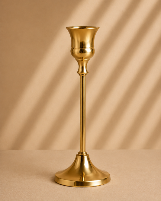 Gold Metal Candle Holder Stand for Hire