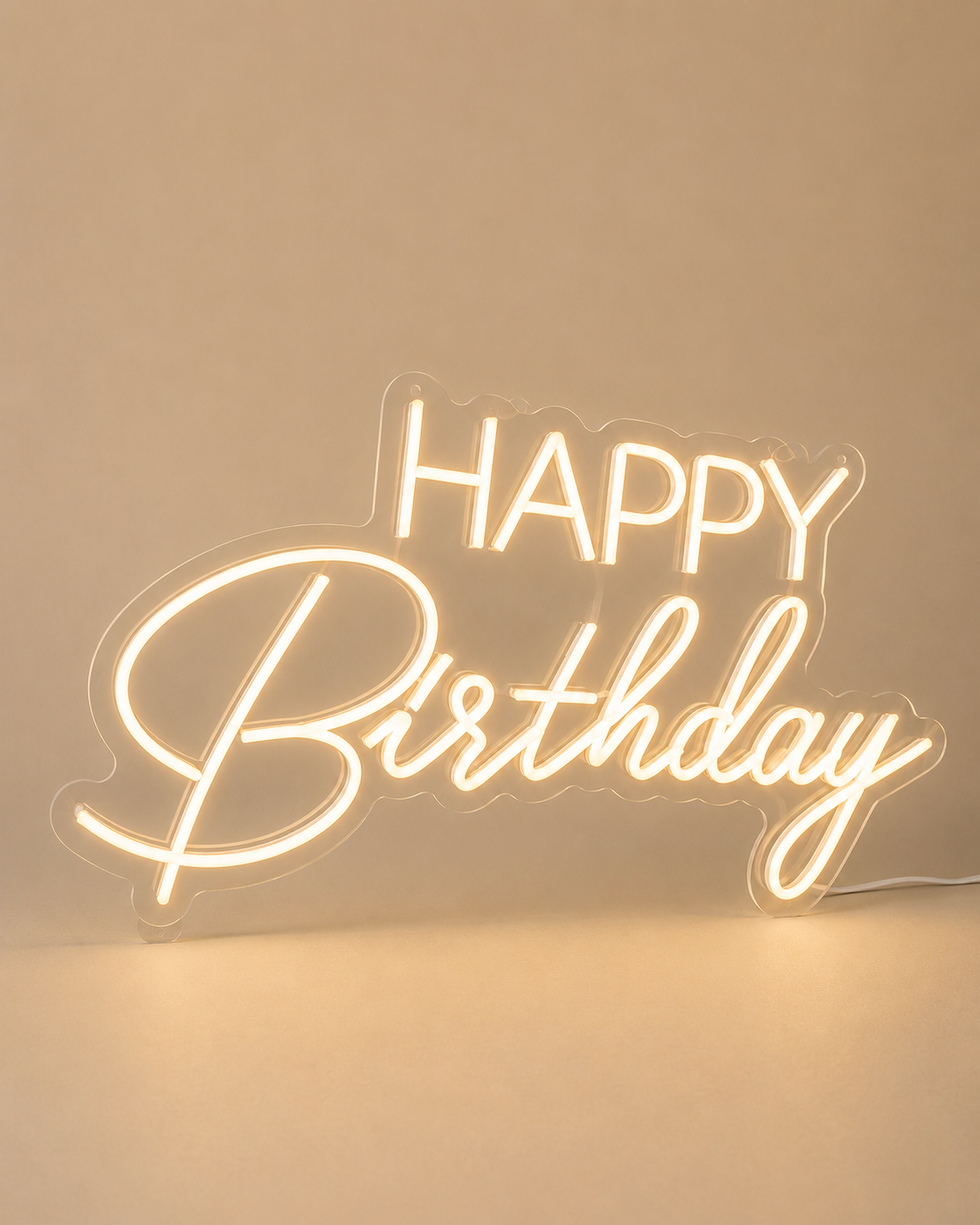 Happy Birthday Neon Sign to Hire