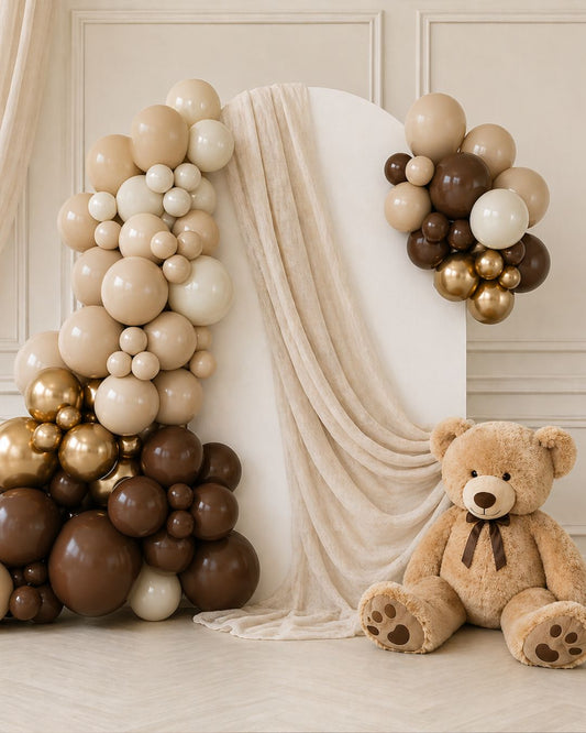 Luxury Teddy Bear Backdrop Setup