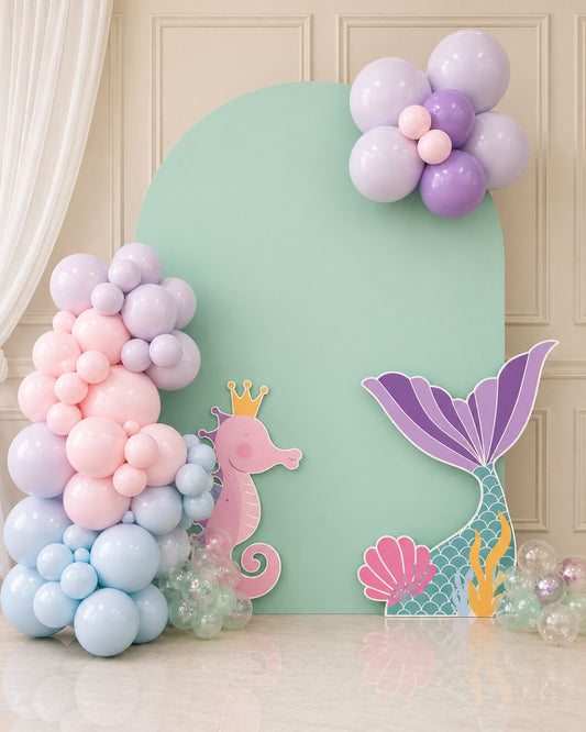 Mermaid Dreams Luxury Backdrop Setup