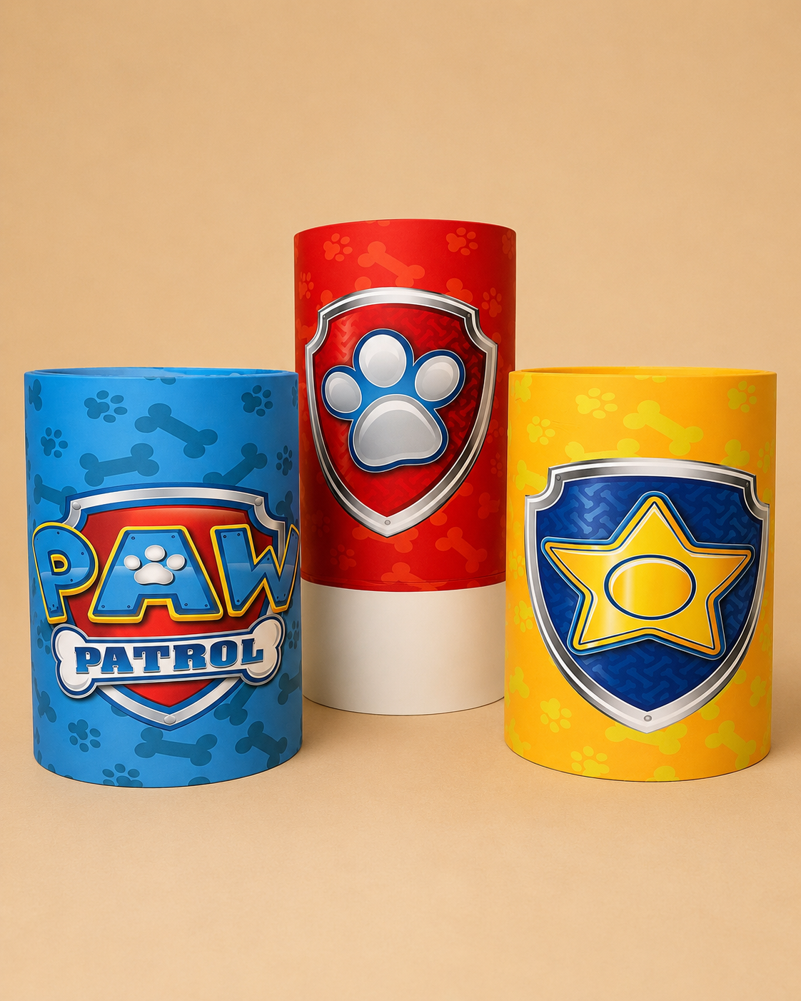 Paw Patrol Plinth Cover Set (3 Piece) for Hire