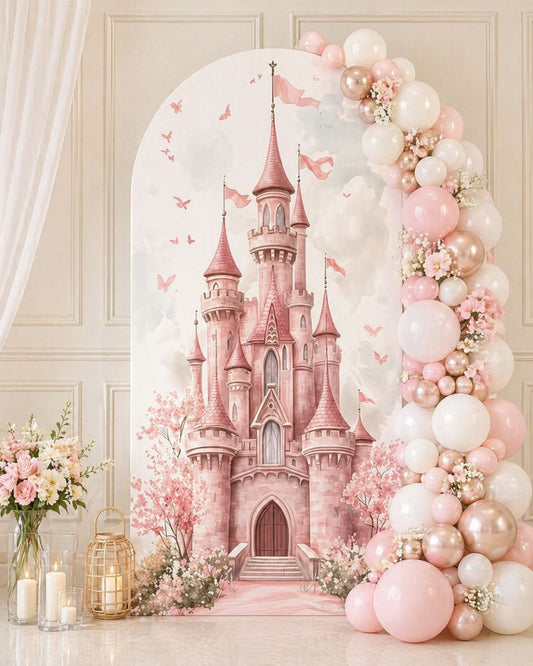 Royal Princess Castle Backdrop Setup