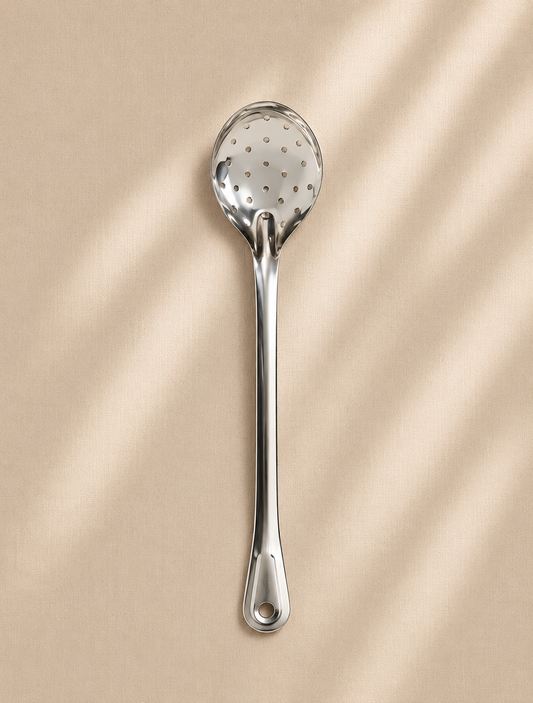 Stainless Steel Slotted Serving Spoon for Hire