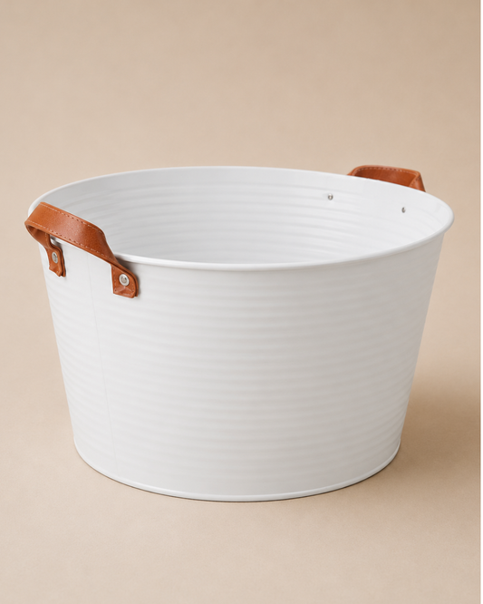 White Beverage Tub / Ice Bucket to Hire