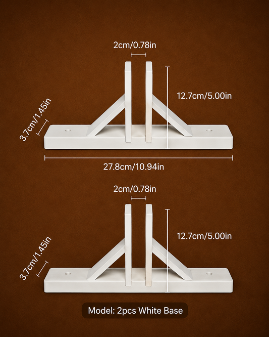 White Poster Backdrop Stand Base Set