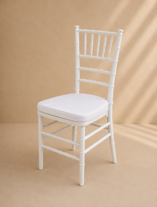 White Tiffany Chair to Hire